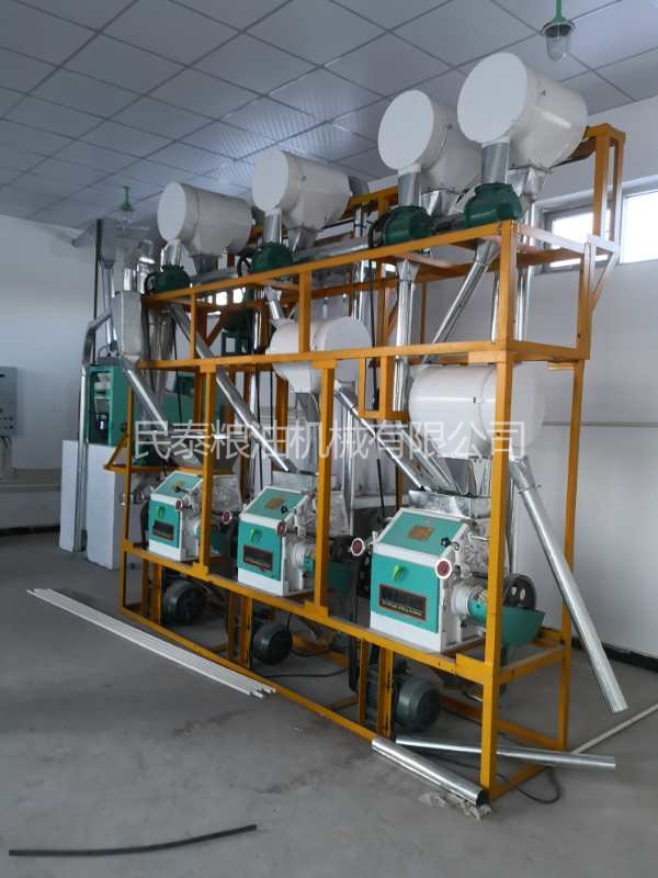 三臺(tái)磨圓羅制粉機(jī)組